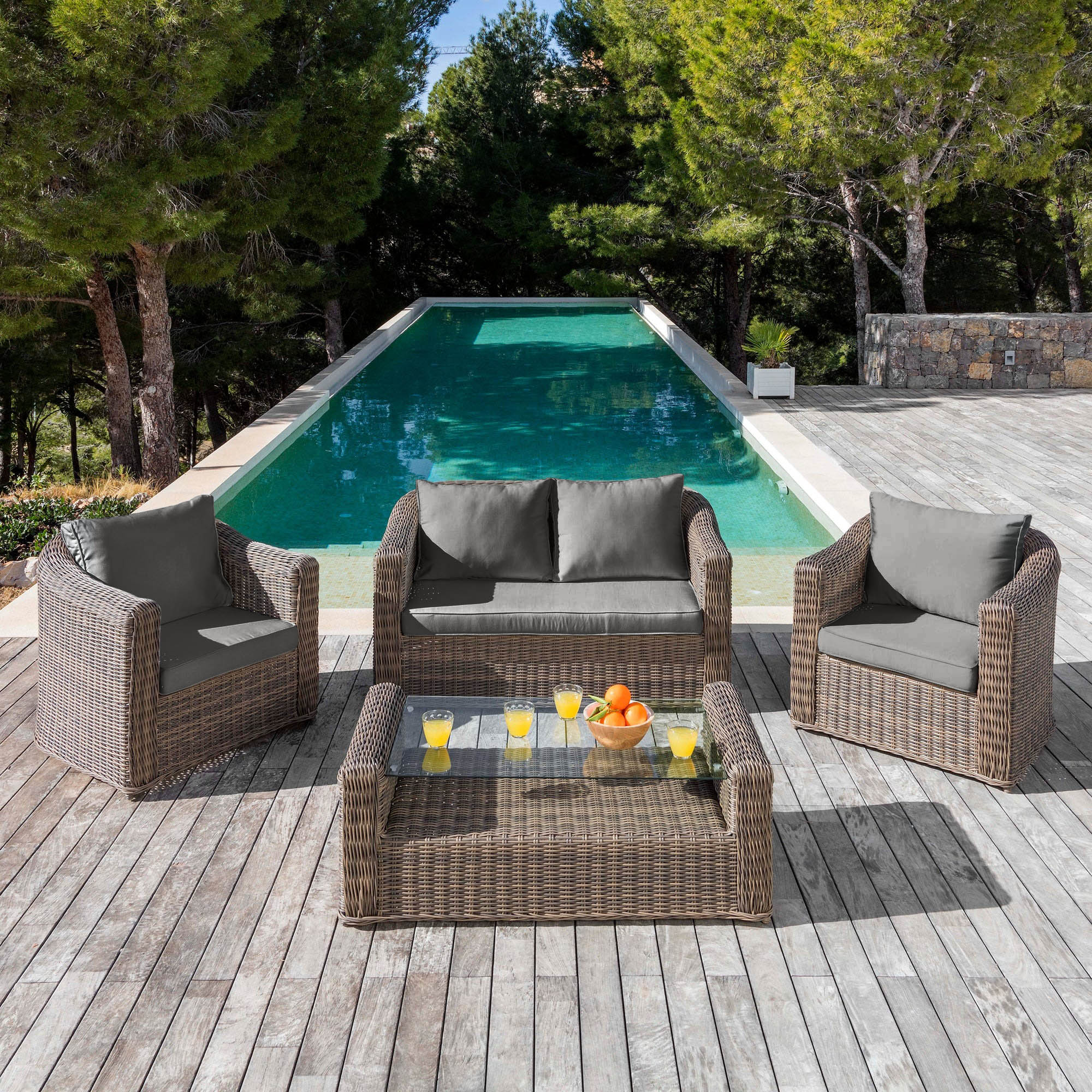Coussins de remplacement pour salon de jardin Calvi 4 places - Image 22