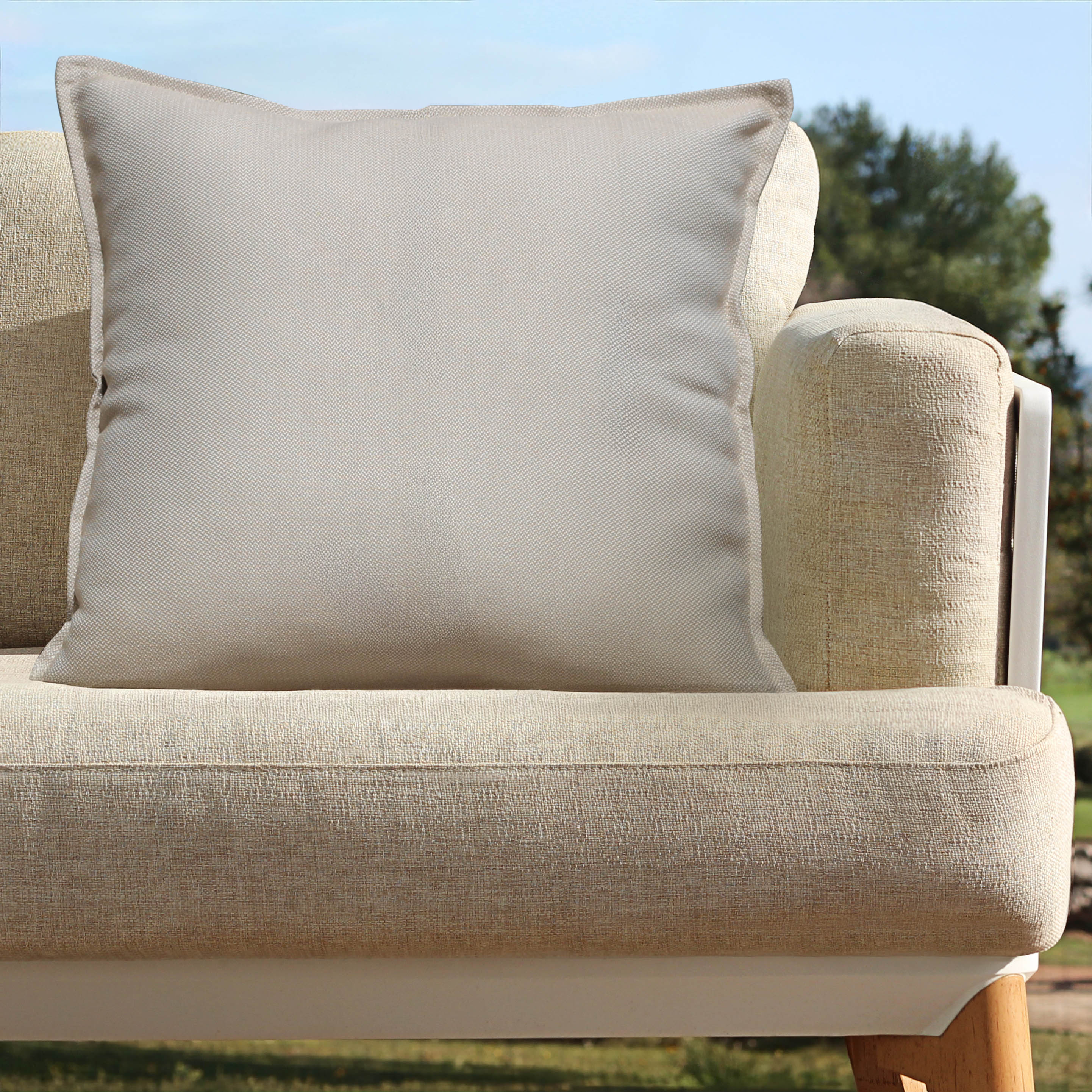 Coussin déco d'extérieur Kalena 45x45 cm - Image 4