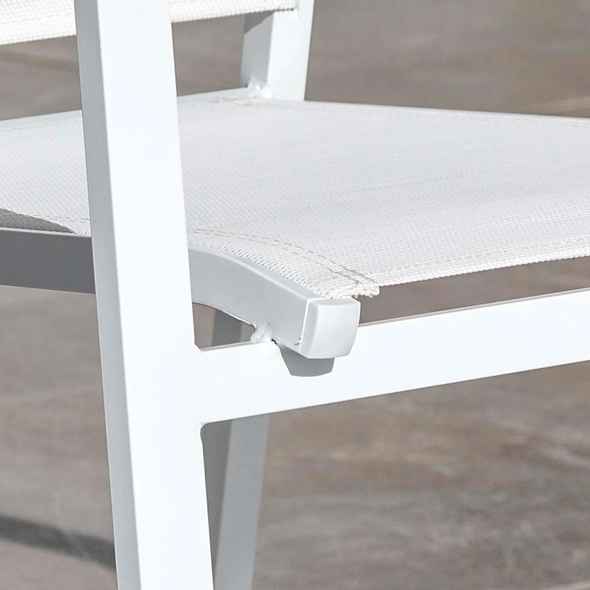 Fauteuil de jardin haut alu empilable Murano - Image 7