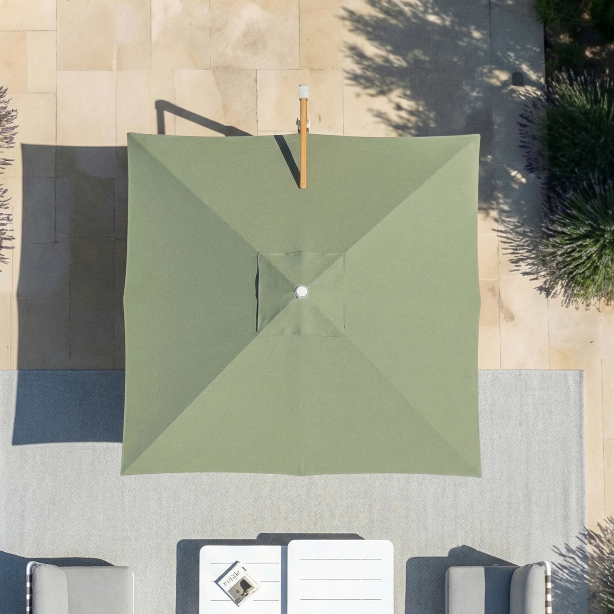 Parasol professionnel décentré Elyra (3x3m) - Image 49