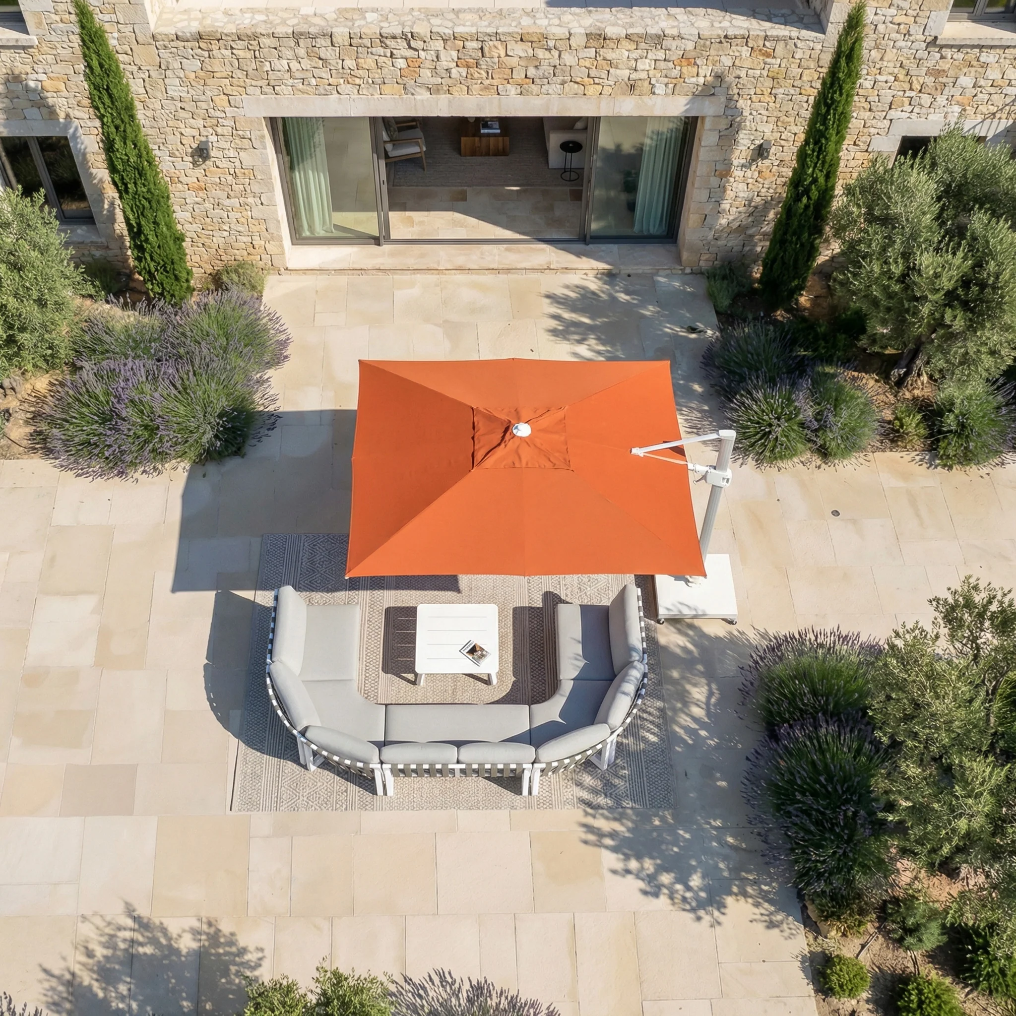 Parasol professionnel décentré Elyra (3x3m) - Image 59