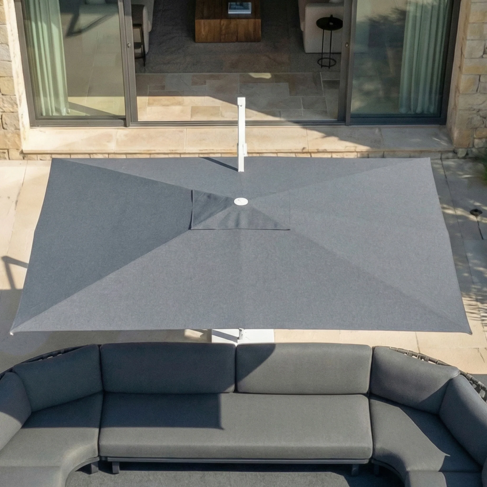 Parasol professionnel décentré Elyra (3x4m) - Image 184