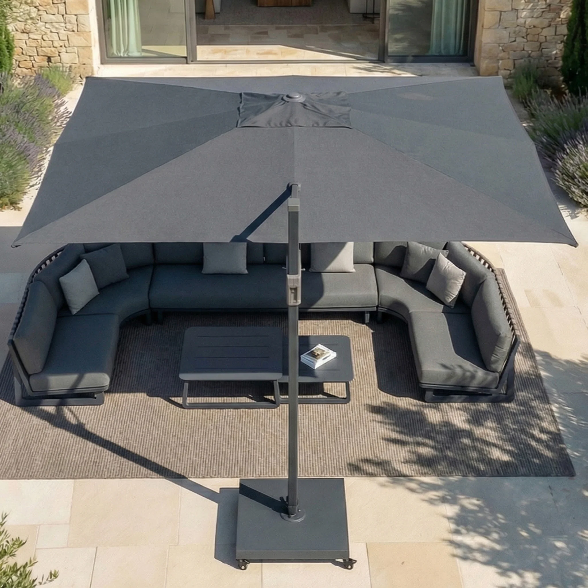 Parasol professionnel décentré Elyra (3x4m) - Image 225