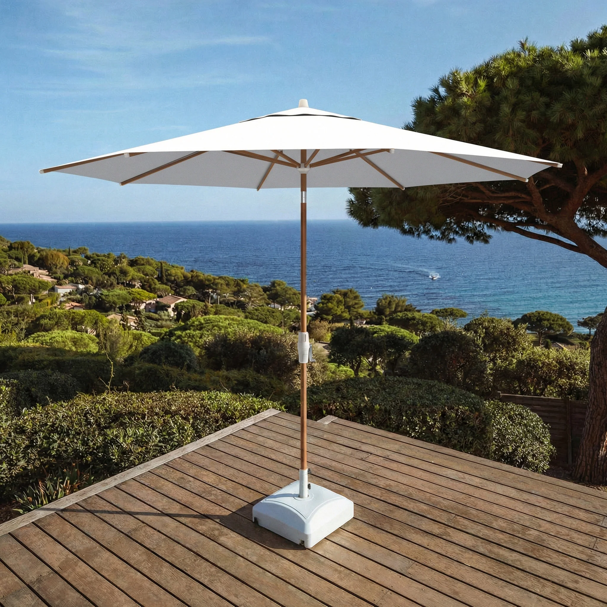 Parasol professionnel rond Elyra (D3.3m) - Image 46