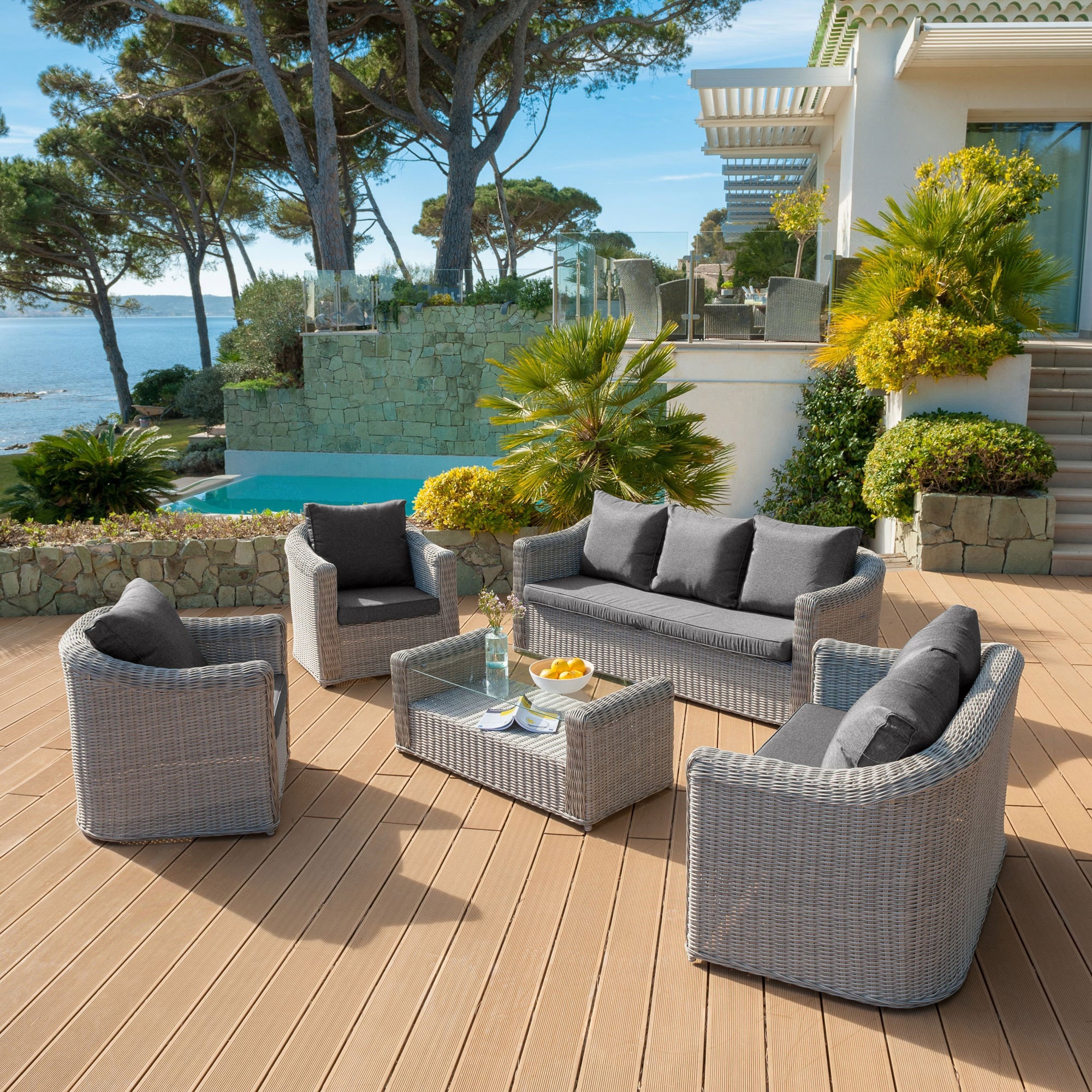 Coussins de remplacement pour salon de jardin Calvi 5 places - Image 25