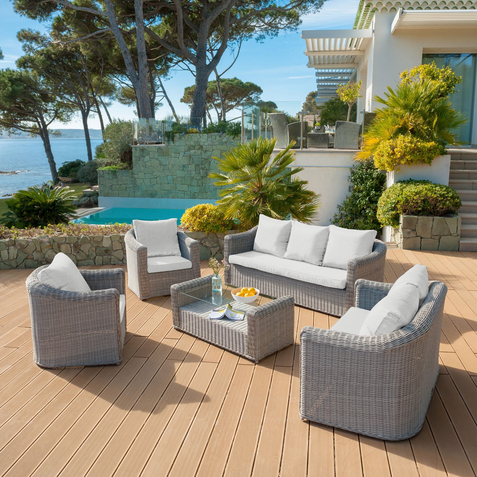 Coussins de remplacement pour salon de jardin Calvi 5 places - Image 7