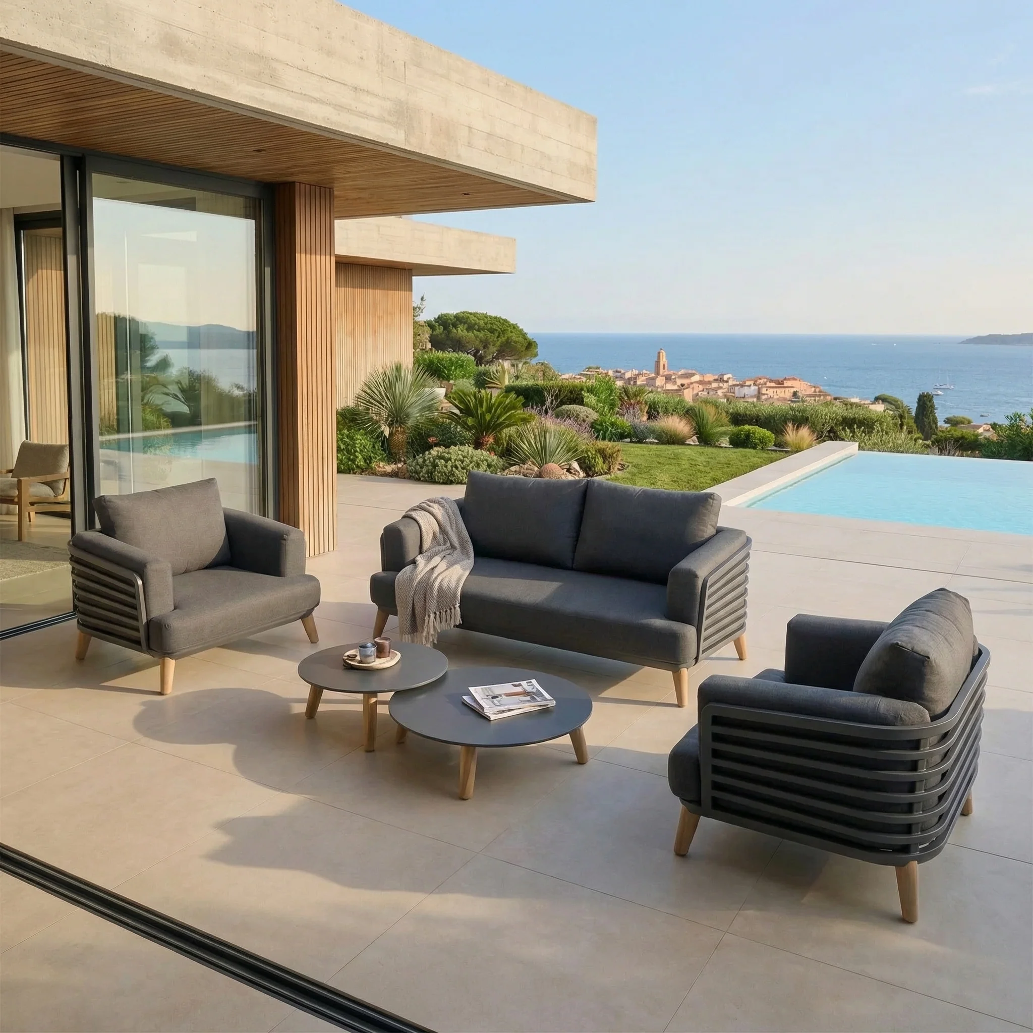 Salon de jardin Monte Carlo - 4 places (UK)